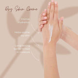 Dermavive Australian skincare for dry skin showing intense hydration and soothing benefits on hands