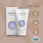 Dermavive Best Body Oil Body Hydrator in a 120ml tube for natural moisturizing with oatmeal