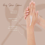 Dermavive Dry Skin Creme for intense hydration, the best moisturiser for dry skin with long-lasting moisture barrier