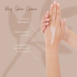 Dermavive Dry Skin Creme for intense hydration, the best moisturiser for dry skin with long-lasting moisture barrier