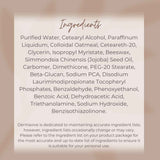 Dermavive Skin Care Product Ingredients List for the best moisturiser for dry skin