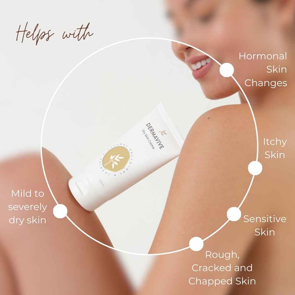 Dermavive Skin Care Best Moisturiser for Dry Skin to combat rough, cracked and sensitive skin