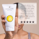 Dermavive Natural Nappy Cream for Sensitive Skin in 100g tube for soothing baby rashes
