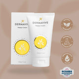 Dermavive Natural Nappy Cream for Sensitive Skin in a 100g tube with natural ingredients and dermatologist tested