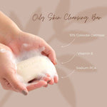 Dermavive Oily Skin Cleansing Bar with 10% Colloidal Oatmeal and Vitamin E for gentle skin care