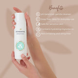 Hands holding Dermavive Intimate Wash, showcasing its pH-balanced, soap-free formula, safe for sensitive skin and everyday use.