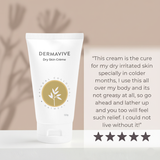 Dermavive Dry Skin Crème with Colloidal Oatmeal: Best Moisturiser for Dry Skin