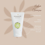 Dermavive Hydra Cleanser Hydrating Face & Body Wash for Dry & Sensitive Skin - Best Seller